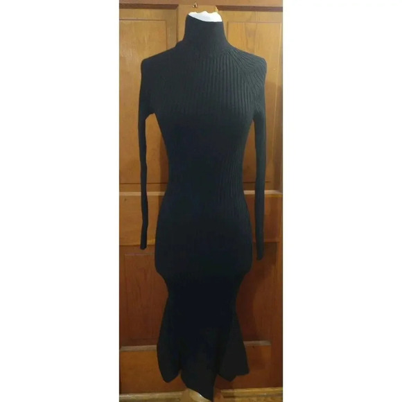 Asilio The Fortress Dress New Cutout Long Sleeve High Neck Sheath Sz 4 Revolve - Picture 2 of 8